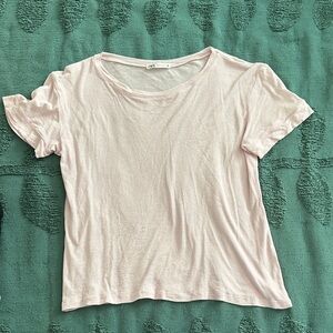 Zara sheer tshirt medium